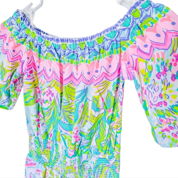 NWT Lilly Pulitzer Off Shoulder Camille Dress - Picture 5 of 9
